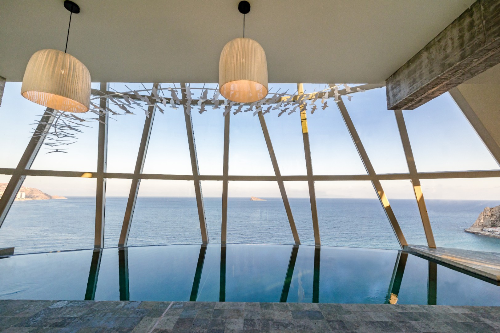Appartement avec une vue magnifique sur la mer.